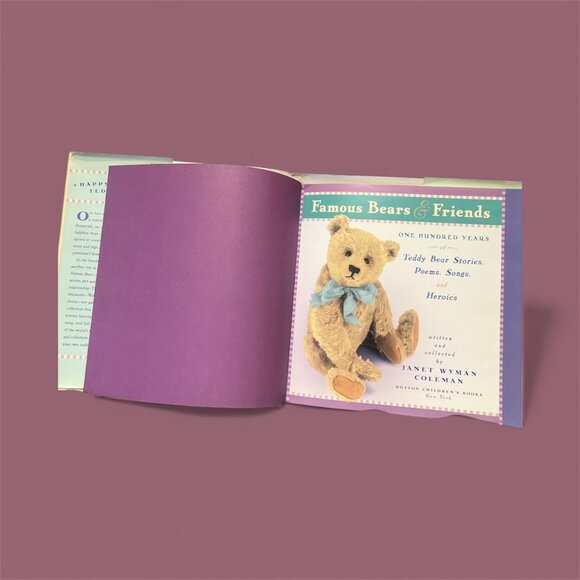 BOOK Famous Bears & Friends Stories Poems Songs Janet Wyman Coleman 2002 - Picture 2 of 7